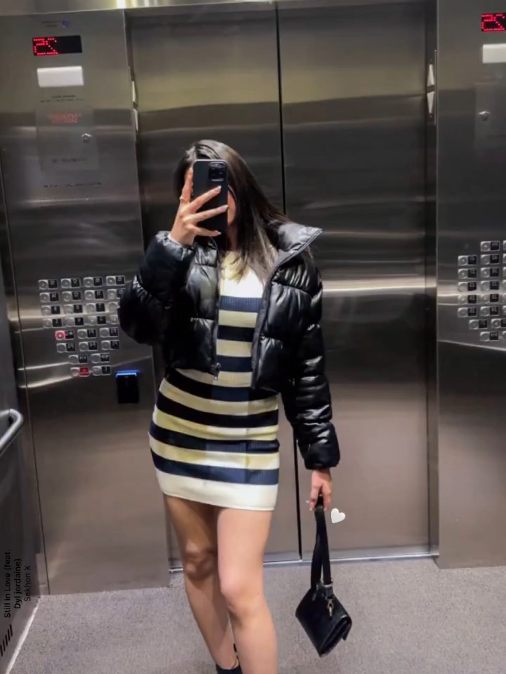 Striped Sweater Dress- Zara